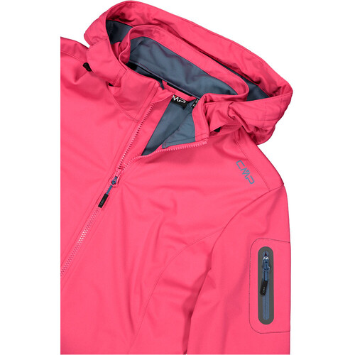 CMP WOMAN JACKET ZIP HOOD rojo