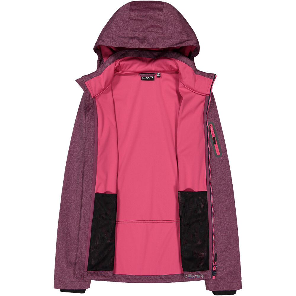 Cmp chaqueta softshell mujer WOMAN JACKET ZIP HOOD ROSA 03