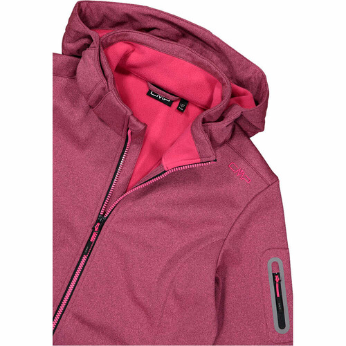 CMP WOMAN JACKET ZIP HOOD rosa