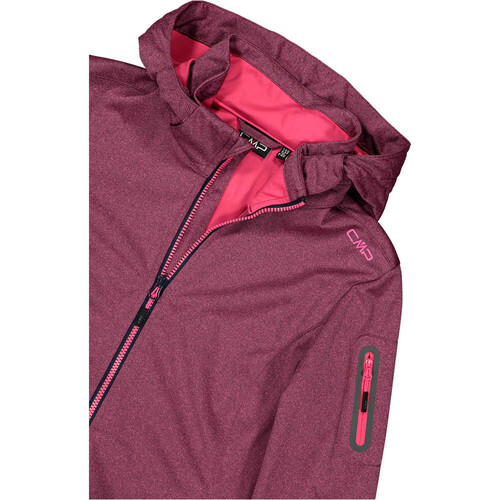 Cmp chaqueta softshell mujer WOMAN JACKET ZIP HOOD ROSA