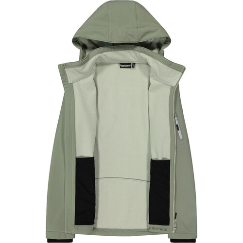 CMP WOMAN JACKET ZIP HOOD verde