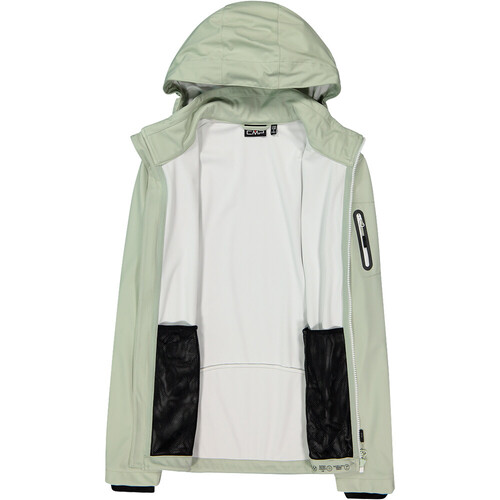 CMP WOMAN JACKET ZIP HOOD verde