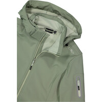 Cmp chaqueta softshell mujer WOMAN JACKET ZIP HOOD VERDE 04