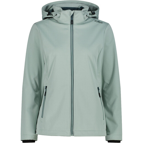 CMP WOMAN JACKET ZIP HOOD verde
