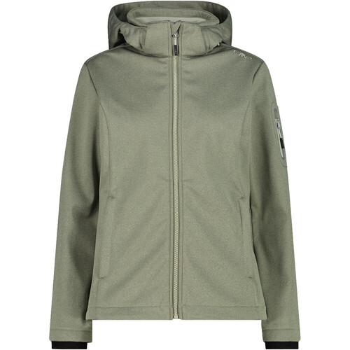 CMP WOMAN JACKET ZIP HOOD verde