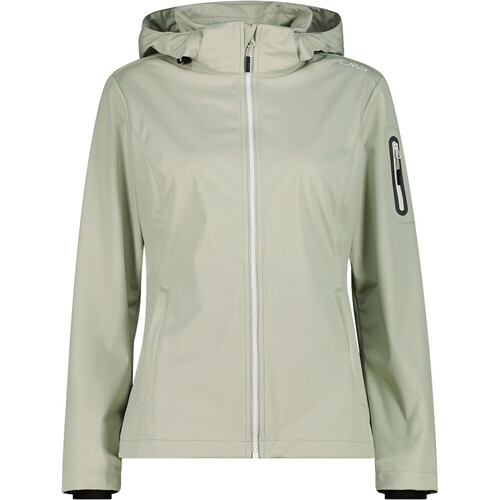CMP WOMAN JACKET ZIP HOOD verde