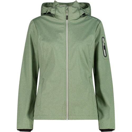 CMP WOMAN JACKET ZIP HOOD verde
