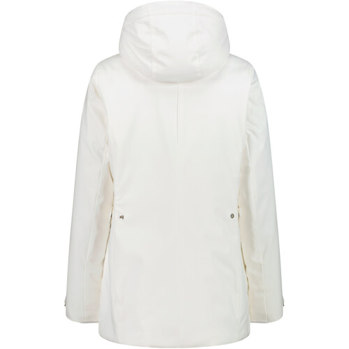 CMP WOMAN LONG JACKET ZIP HOOD marron