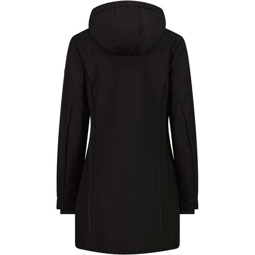 CMP WOMAN PARKA FIX HOOD negro