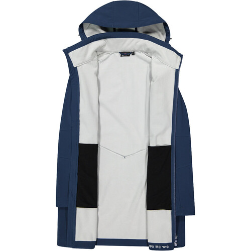 CMP WOMAN PARKA ZIP HOOD azul