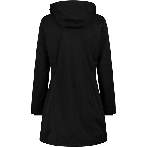 CMP WOMAN PARKA ZIP HOOD negro