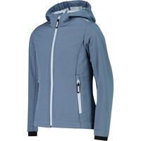 Cmp chaqueta softshell niño KID G JACKET FIX HOOD AZUL vista detalle