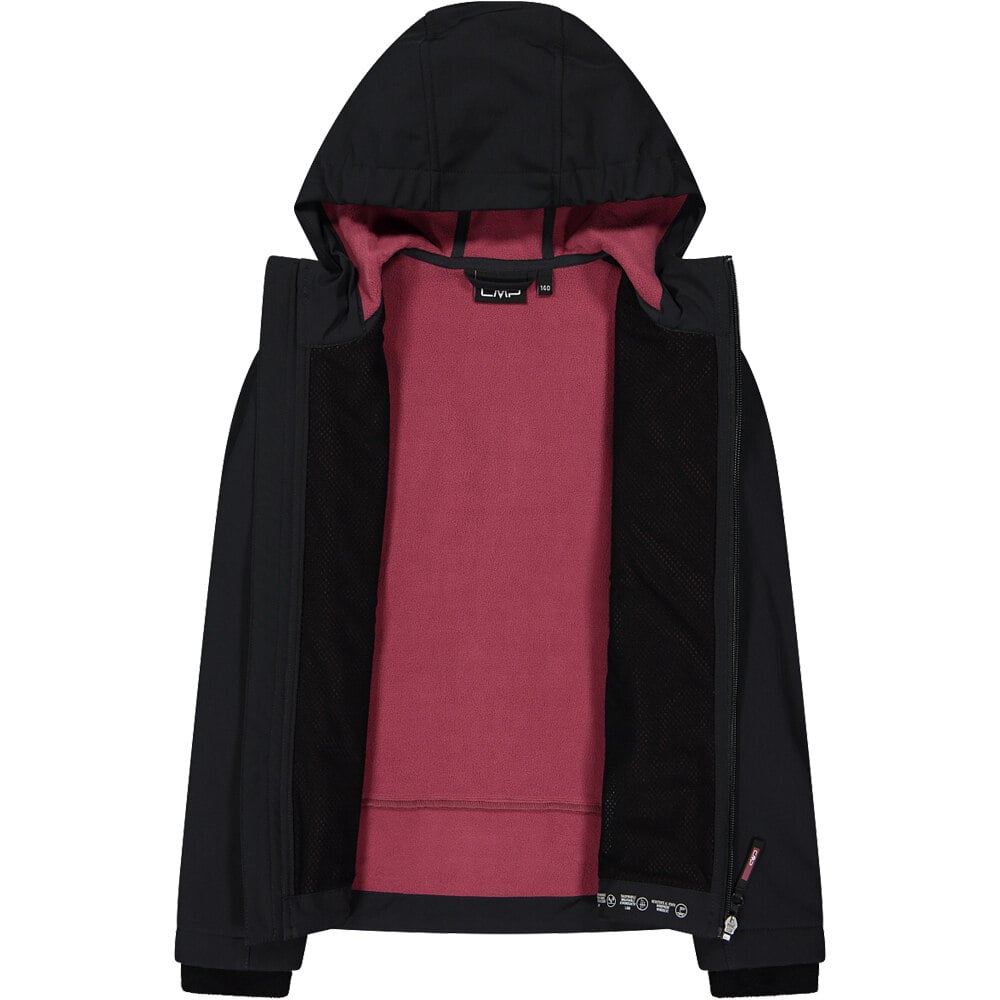 Cmp chaqueta softshell niño KID G JACKET FIX HOOD GRIS 03