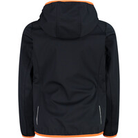 Cmp chaqueta softshell niño KID G JACKET FIX HOOD GRIS vista trasera