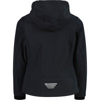 Cmp chaqueta softshell niño KID G JACKET FIX HOOD GRIS vista trasera