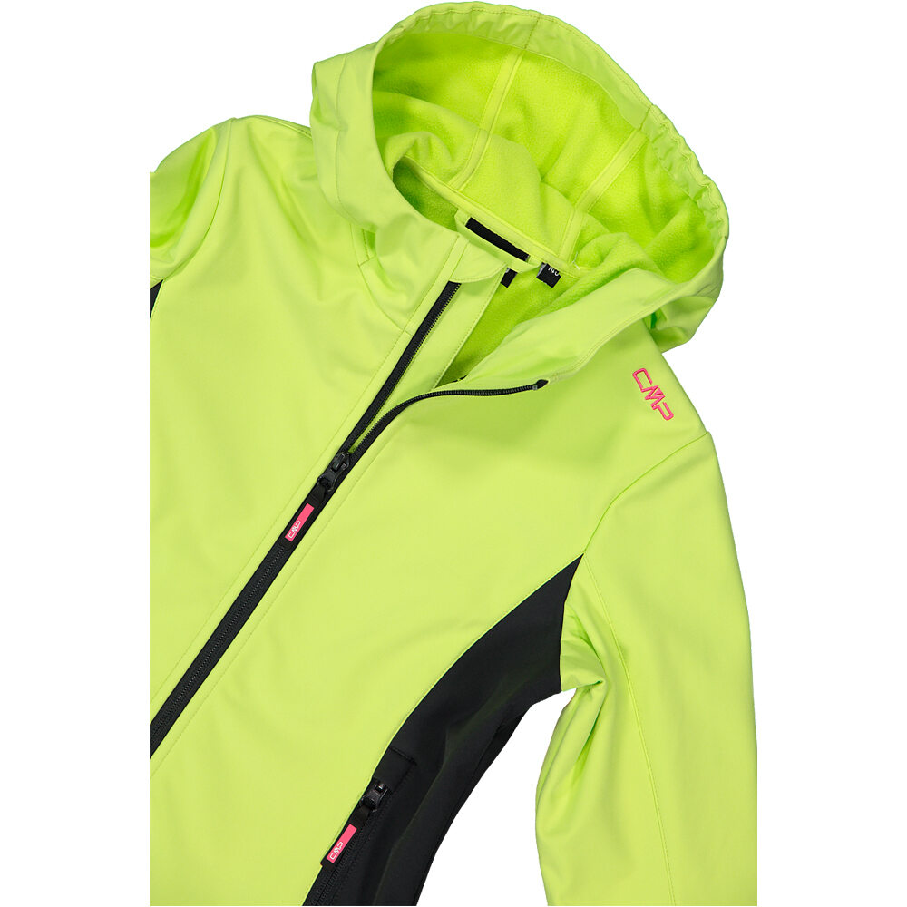 Cmp chaqueta softshell niño KID G JACKET FIX HOOD VERDE 04