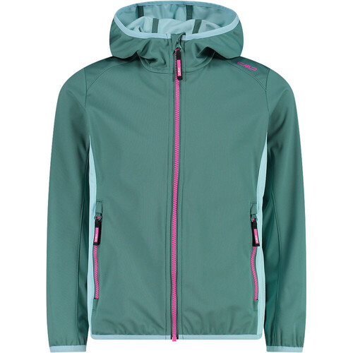 CMP KID G JACKET FIX HOOD verde