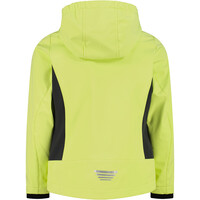 Cmp chaqueta softshell niño KID G JACKET FIX HOOD VERDE vista trasera