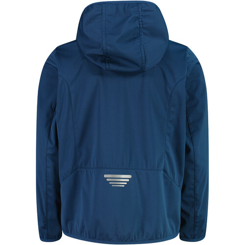 CMP KID JACKET FIX HOOD azul