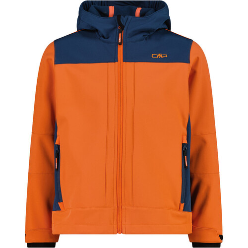CMP KID JACKET FIX HOOD naranja