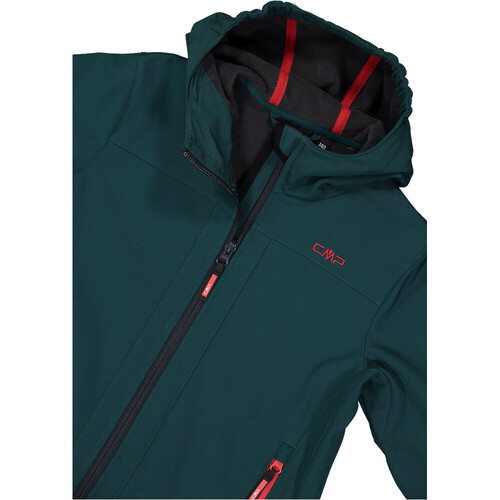 CMP KID JACKET FIX HOOD verde