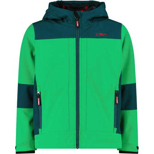 CMP KID JACKET FIX HOOD verde