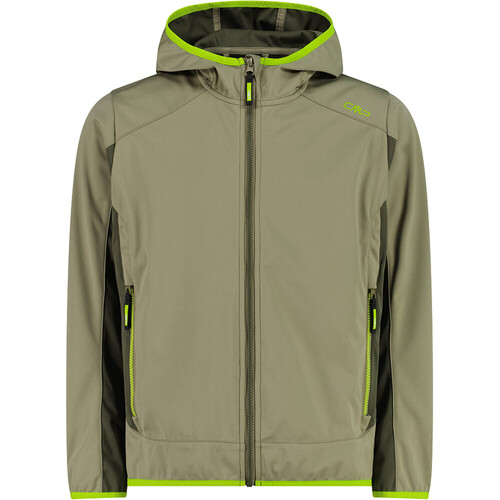 CMP KID JACKET FIX HOOD verde