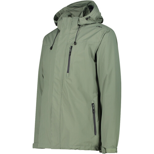 CMP MAN JACKET ZIP HOOD verde