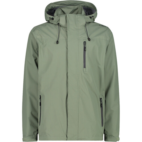 CMP MAN JACKET ZIP HOOD verde