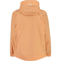 Cmp chubasquero impermeable niño KID G JACKET FIX HOOD NARANJA vista trasera