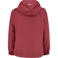 Cmp chubasquero impermeable niño KID G JACKET FIX HOOD ROSA vista trasera