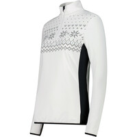 Cmp forro polar esquí mujer WOMAN SWEAT BLANCO vista detalle