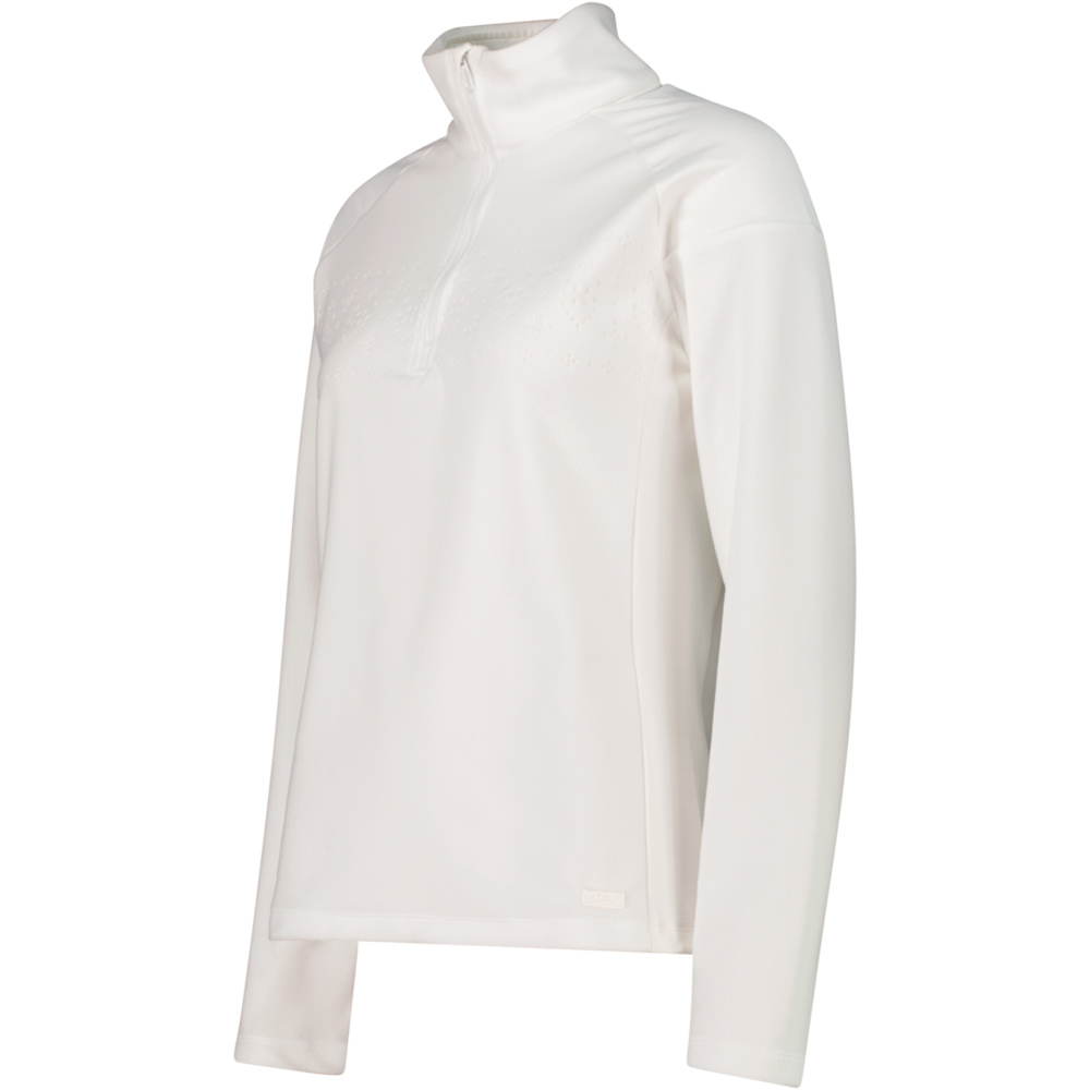 Cmp forro polar esquí mujer WOMAN SWEAT BLANCO vista detalle