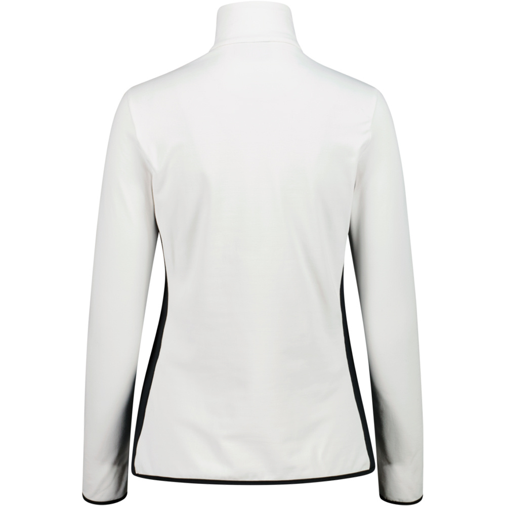 Cmp forro polar esquí mujer WOMAN SWEAT BLANCO vista trasera