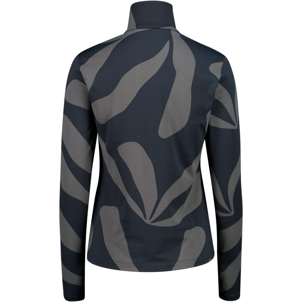 Cmp forro polar esquí mujer WOMAN SWEAT VERDE vista trasera