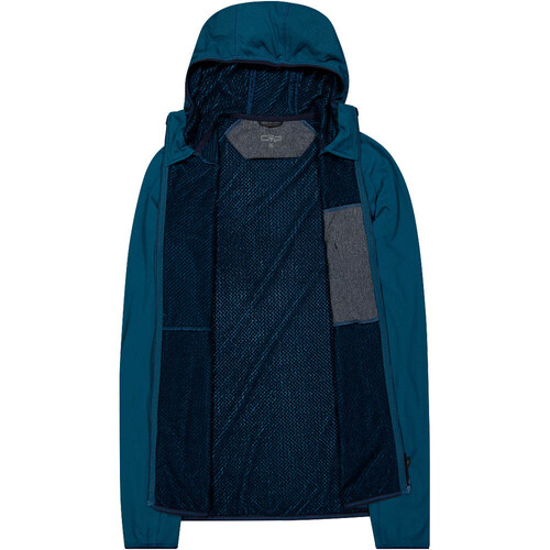 CMP MAN JACKET FIX HOOD azul
