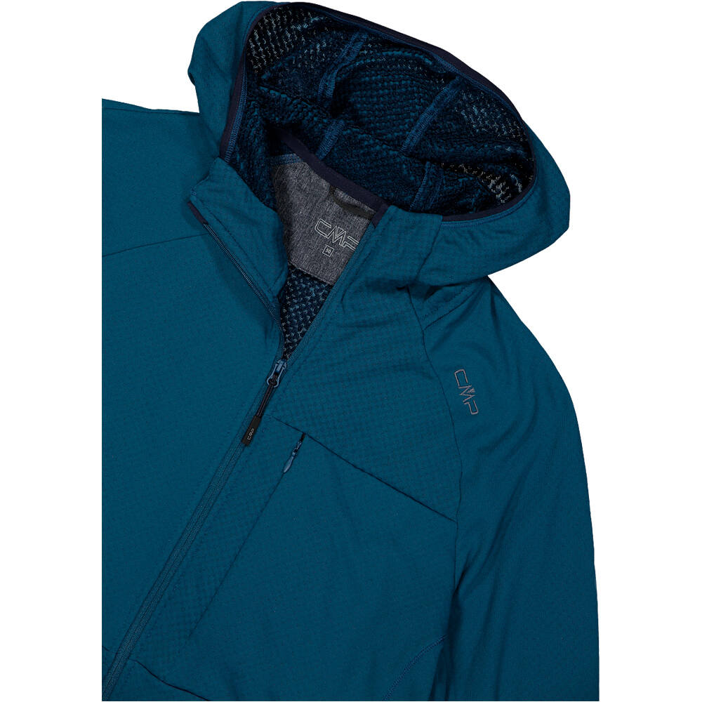 Cmp forro polar hombre MAN JACKET FIX HOOD AZUL 04