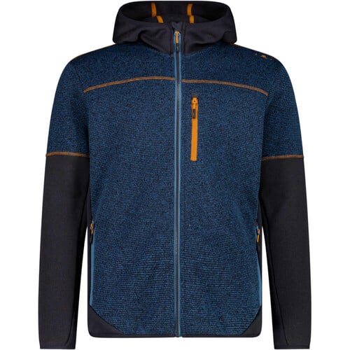 CMP MAN JACKET FIX HOOD azul