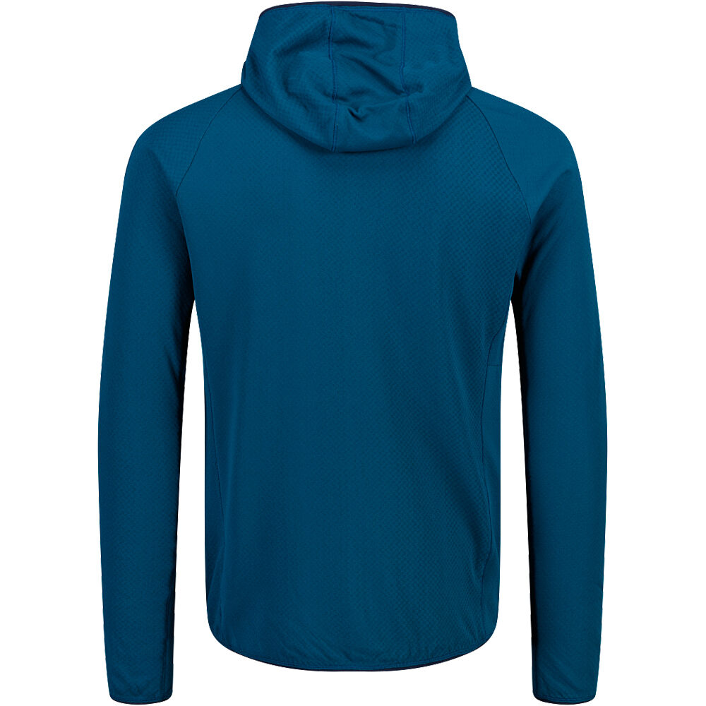 Cmp forro polar hombre MAN JACKET FIX HOOD AZUL vista trasera