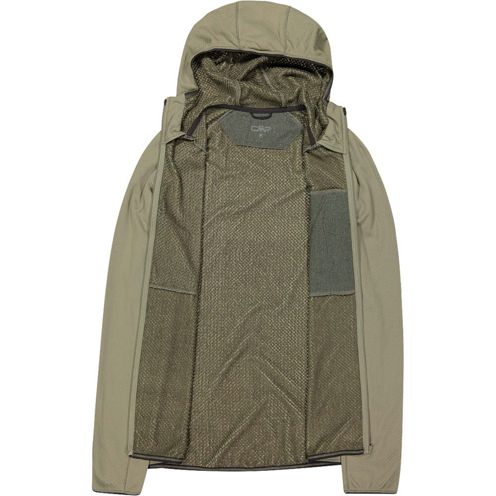 Cmp forro polar hombre MAN JACKET FIX HOOD MARRON 03