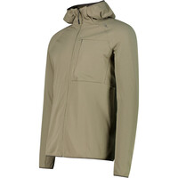 Cmp forro polar hombre MAN JACKET FIX HOOD MARRON vista detalle