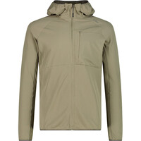 Cmp forro polar hombre MAN JACKET FIX HOOD MARRON vista frontal