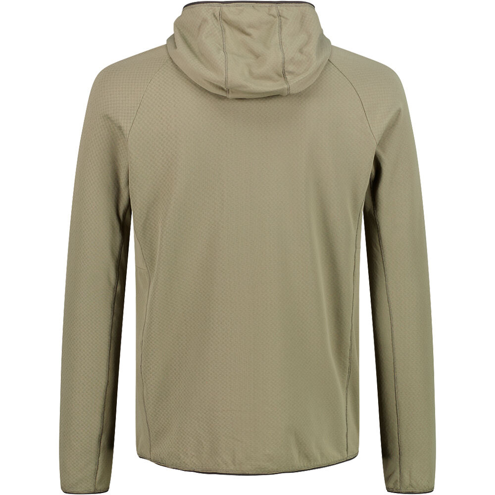 Cmp forro polar hombre MAN JACKET FIX HOOD MARRON vista trasera