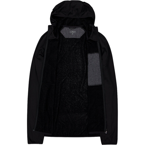 Cmp forro polar hombre MAN JACKET FIX HOOD NEGRO