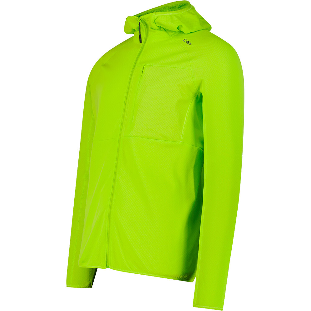 Cmp forro polar hombre MAN JACKET FIX HOOD VERDE vista detalle