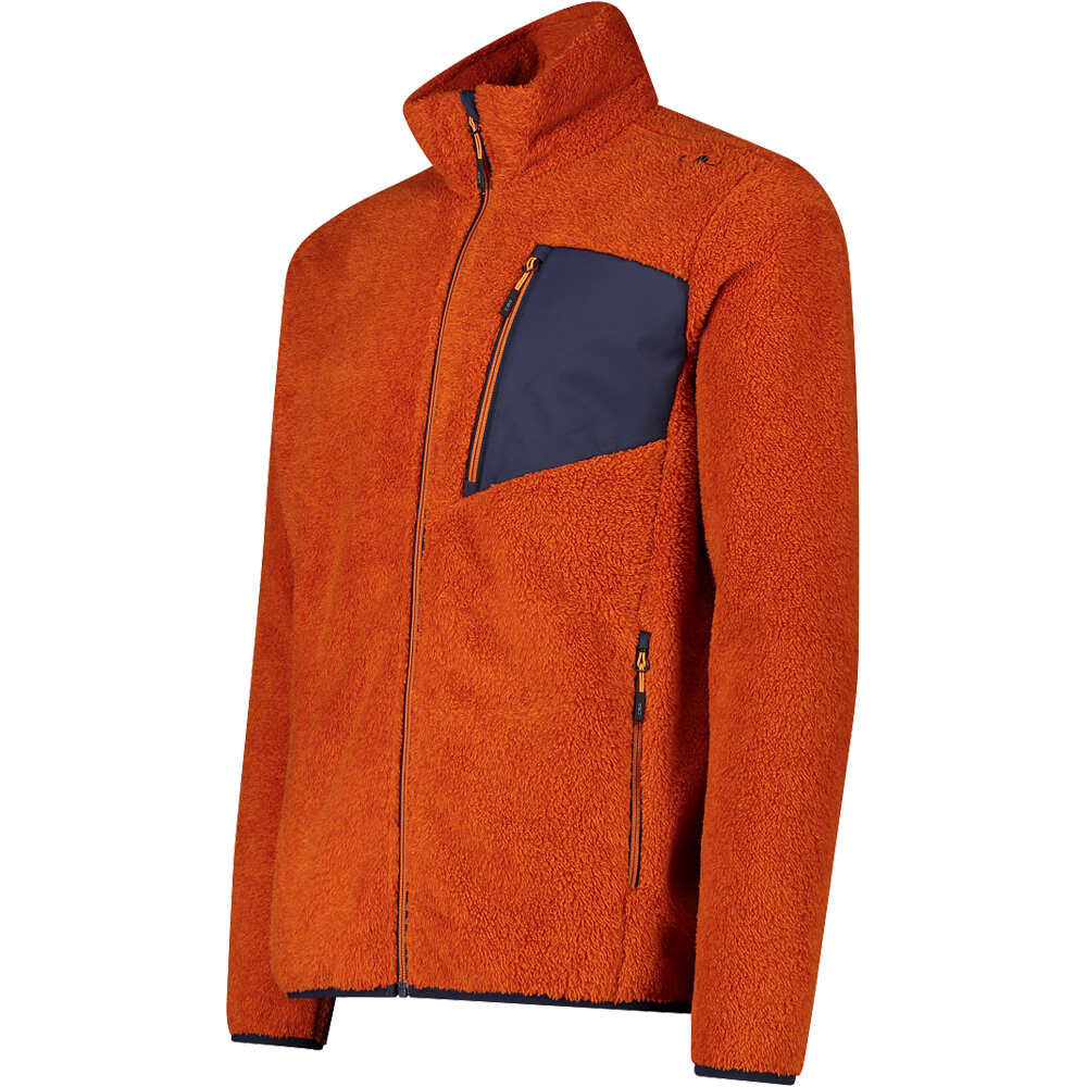 Cmp forro polar hombre MAN JACKET NARANJA vista detalle