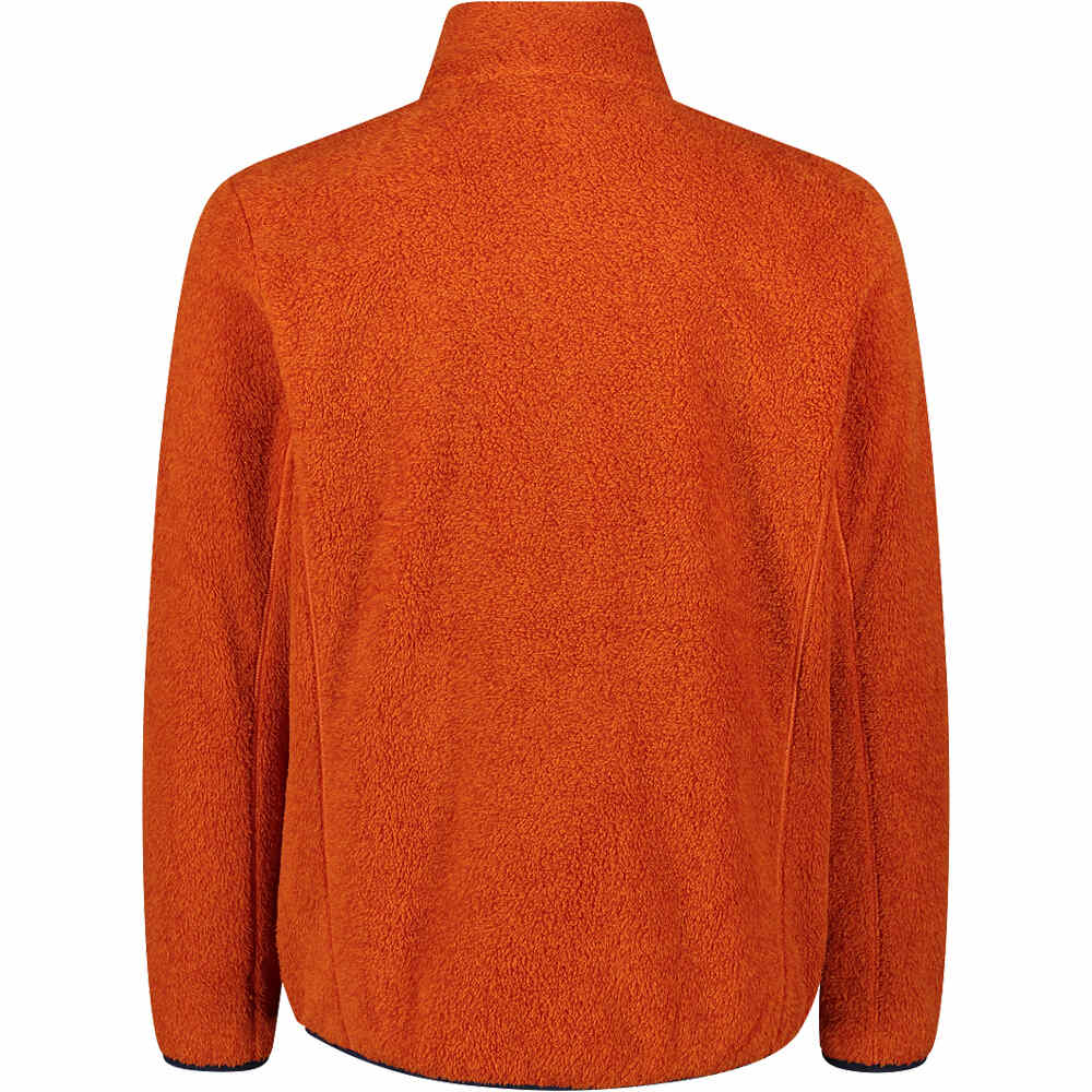 Cmp forro polar hombre MAN JACKET NARANJA vista trasera