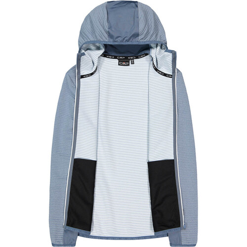 CMP WOMAN JACKET FIX HOOD azul