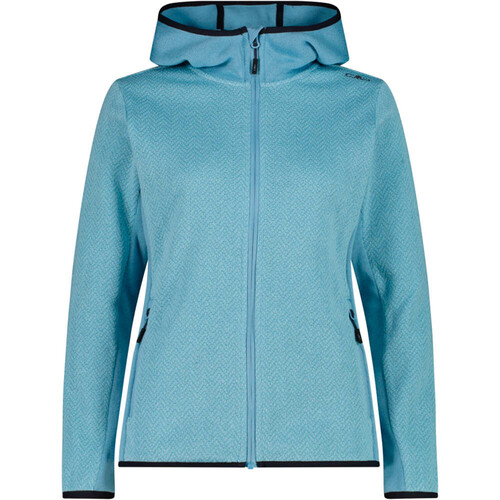 CMP WOMAN JACKET FIX HOOD azul