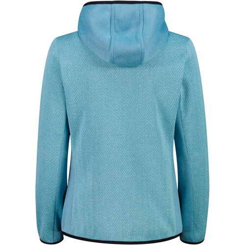 CMP WOMAN JACKET FIX HOOD azul